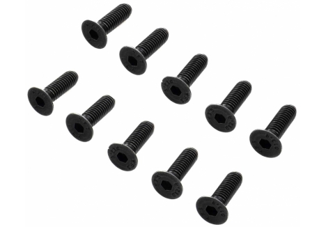 Flat Head Screws, M6 x 20mm STL (10)