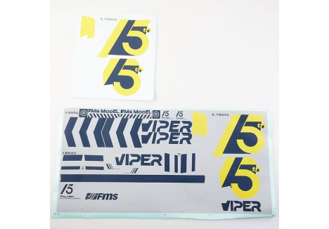 FMS 70MM Viper 15th Anniversary Decal Sheet FMSEM115