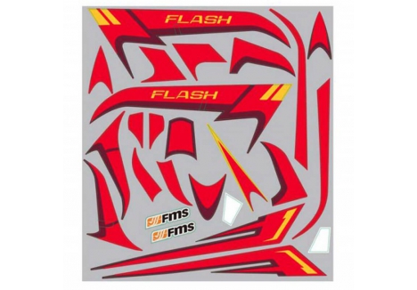 FMS Flash Decal Sheet 850mm Vinyl Decals RC Aircraft Customisation FMSRT110