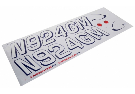 HAN Decal Sheet: Carbon Cub FX-3 100-200cc Z-HAN528021
