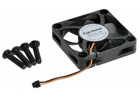 HOBBYWING FAN P4510 ZH2Y 45X45 6V 8,000RPM BLACK C MAX5 HV G2 HW30860401
