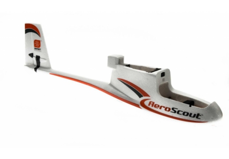 HobbyZone AeroScout Fuselage Elevator Rudder Servos RC Aircraft Z-HBZ3801