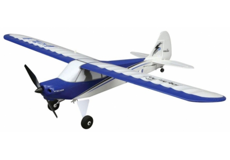 HobbyZone Sport Cub S 2 Blue 616mm Ultra-Micro BNF RC Trainer Airplane with SAFE & 4-Channel Control – A-HBZ44500