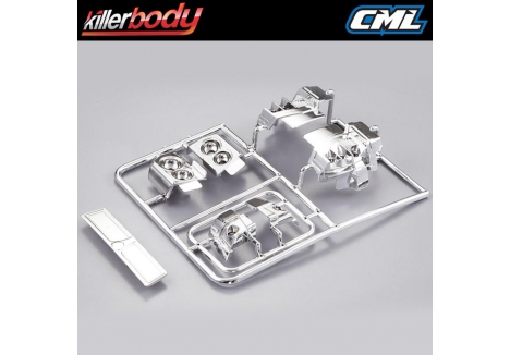 Killerbody Chromed Plastic Parts Set for Lancia Delta HF Integrale KB48292