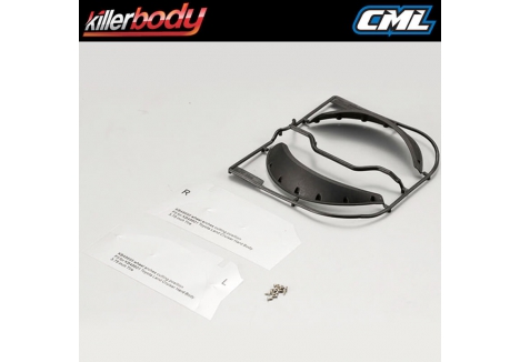 KILLERBODY LC70 FRONT WHEEL ARCHES (3.75" TYRE) FOR KB48601 KB48695