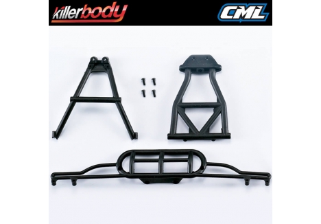 KILLERBODY REAR BUMPER FOR 1/10 SCT KB48104