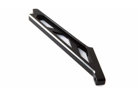 LOS Chassis Brace, Front, Black, Aluminum: DBXL-E Z-LOS351006