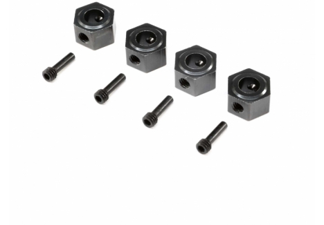 Losi 12mm Machined Wheel Hex 4-Piece Set for LMT RC Z-LOS343200
