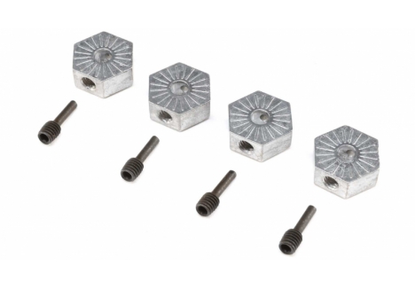 Losi 17mm Hex Adapter with Screwpin Drivetrain Spare Pack of 4 Z-LOS242053