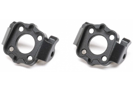 Losi Aluminum Spindle Carrier Set 0 Degree Black Mini LMT LOS314008