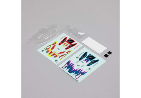 Losi Body and Wing Clear Polycarbonate 1/24 Scale Micro-B RC Buggy Z-LOS-1771