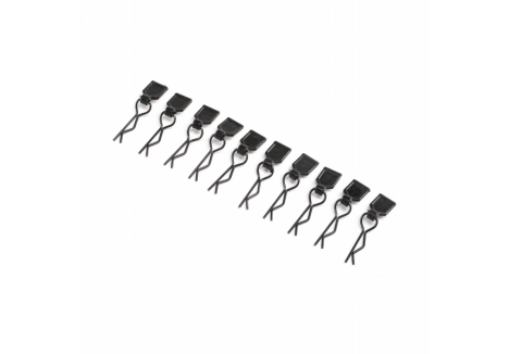 Losi Body Clips Small Black Pack of 10 Z-LOS246003