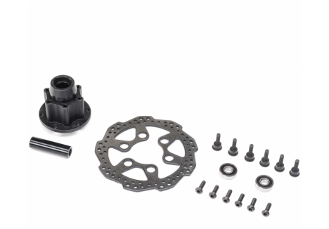 Losi Complete Front Hub Assembly 1/4 Scale Promoto-MX SM Z-LOS262013