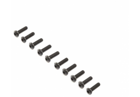 Losi LOS Button Head Screws Steel Black Oxide M4 x 14mm 10 Pack Z-LOS255014