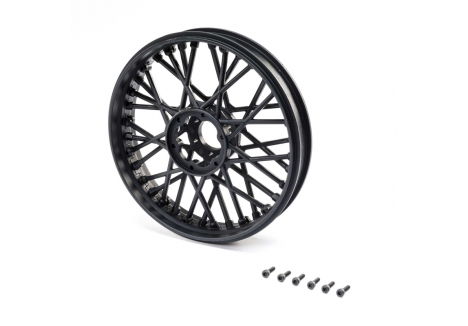 Losi LOS Front Wheel Set Black Promoto-MX Z-LOS46000