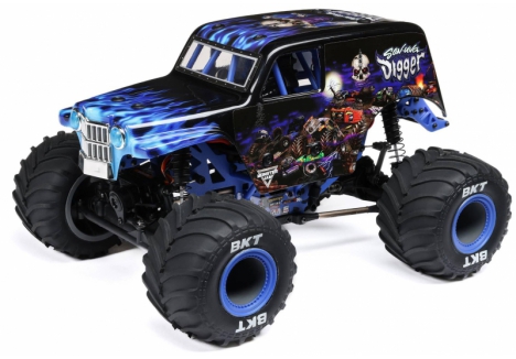 Losi Mini LMT 1/18 4WD Brushed RC Monster Truck RTR Son-uva Digger C-LOS01026T2