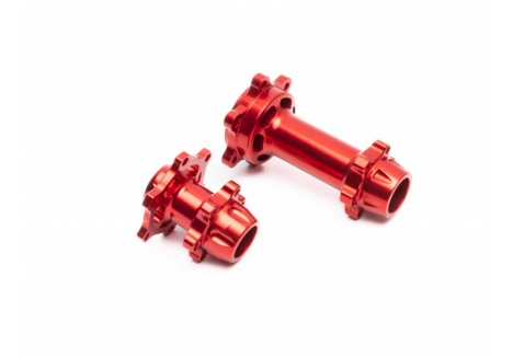 Losi Promoto-MX 1/4 Aluminium Hub Set Machined Red Z-LOS362000