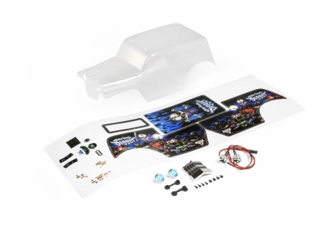 Losi Son Uva Digger 1/18 Mini LMT RC Monster Truck Body Clear Z-LOS210047