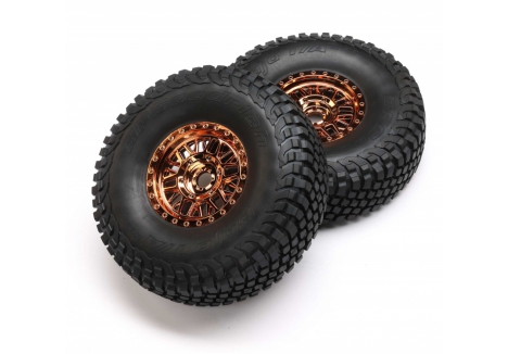 Losi Super Lasernut 1/6 Mounted Wheel Tyre Set 8IGHT-X Z-LOS45037