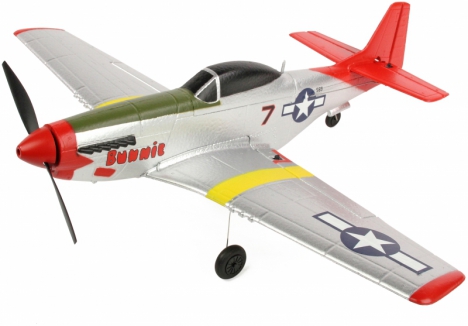 Mini P-51 (Red Tail) RTF  Mode 1 (450mm)