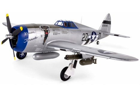 P-47 Razorback 1.2m BNF Basic with AS3X & SAFE Select