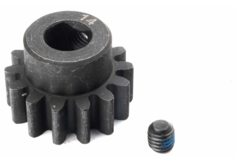 Pinion Gear 14T, Mod 1.5, 8mm "D" Shaft: 5IVE-TE