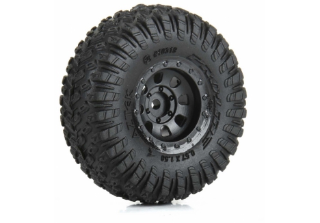 PRO 1/30 Aztek Front/Rear Mounted Black Clobber (4) for Axial SC G-PRO1031910