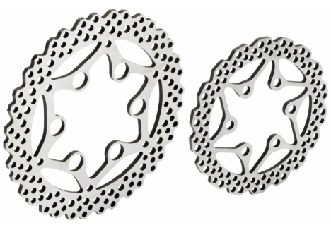 PRO 1/4 YZ Style Steel F/R Brake Rotor Set: Promoto-MX/SM G-PRO642100