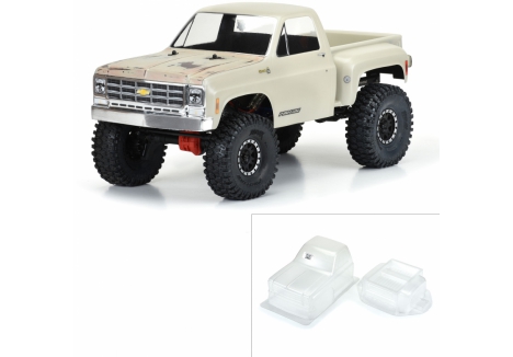 Pro-Line 1/10 1978 Chevy K-10 Clear RC Crawler Body G-PRO3522-00
