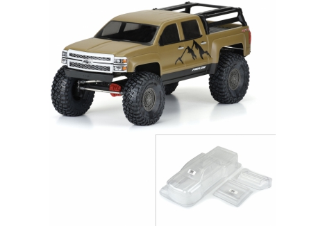 Pro-Line 1/10 2015 Chevrolet Silverado Clear Body Crawler G-PRO3585-00