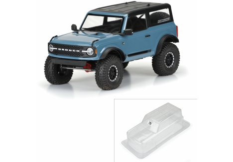 Pro-Line 1/10 2021 Ford Bronco Clear RC Rock Crawler Body Set G-PRO3569-00