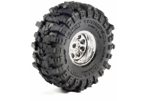 Pro-Line 1/30 Baja Pro X Front Rear Mounted Chrome Beast Tires Axial SCX30