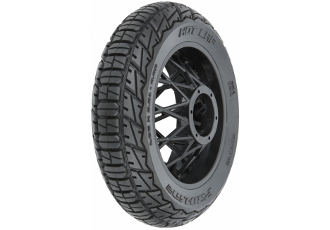Pro-Line 1/4 Hot Lap MX S3 Rear Tyre Black Supermoto Wheel G-PRO1024310