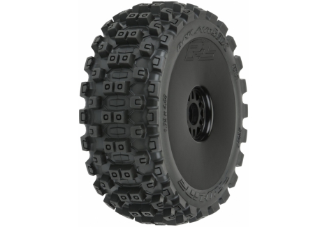 Pro-Line Badlands MX M2 1/8 Buggy Pre-mounted Tyres 17mm Black G-PRO9067-41