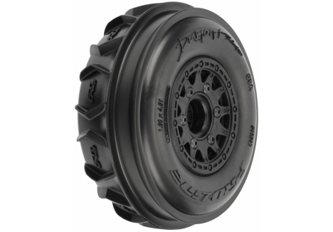 Pro-Line Dumont 1/10 2.2 inch 3.0 inch SC Paddle Tyres Raid Black G-PRO10212-10