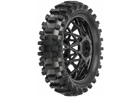 Pro-Line Dunlop Geomax MX33 1/4 RC Motorcycle Rear Tire MTD Black G-PRO1023010