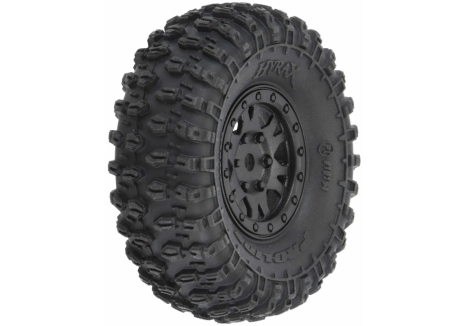 Pro-Line Hyrax 1/24 1.0 inch Tires Mounted 7mm Black PRO10194-10