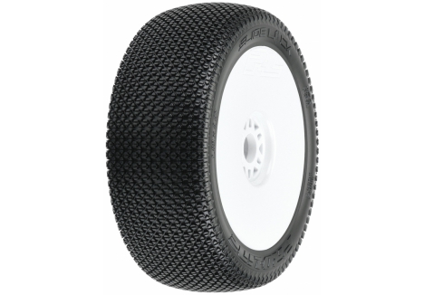 Pro-Line Slide Lock S3 1/8 Buggy Pre-mounted Tyres 17mm White G-PRO9064-233