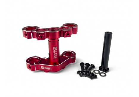 RC Overhaul Aluminium Triple Clamp Set Promoto Red G-RCO-MX03R