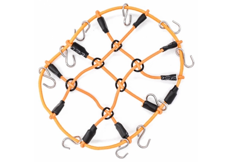 RC Overhaul RCO Roof Rack Luggage Net Orange 1/10 Scale RC Accessory G-RCO-CR022OR