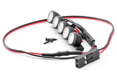 RC Overhaul Roof Light Bar Round Bronco SCX24 G-RCO-AX032