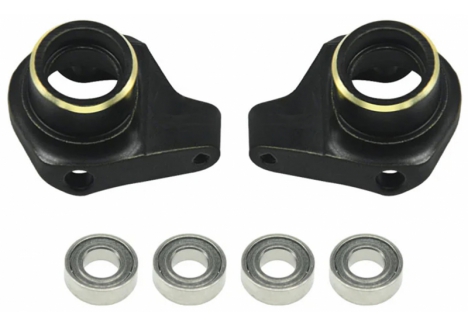 RC Overhaul Steering Knuckles Black Brass for Axial SCX30 G-RCO-AX044