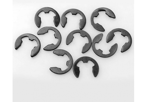 RC4WD M6 E-Clip Pack of 10 Black Fastening Clips Z-S1785