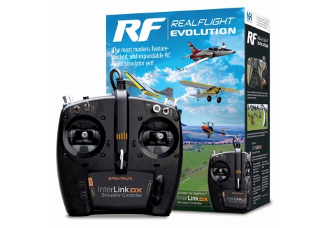 Realflight Evolution RC Flight Simulator with Spektrum InterLink Controller A-RFL2000