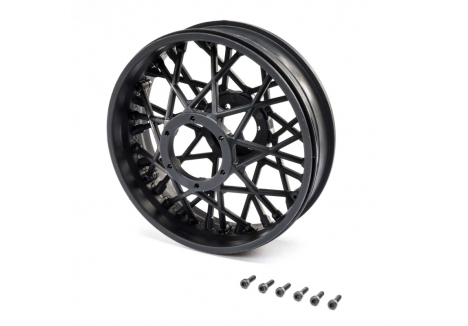 Rear Wheel Set, Black: Promoto-MX