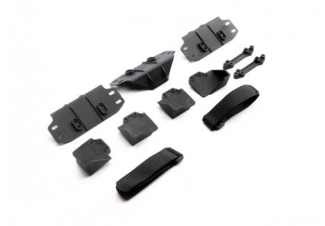 SCX6: Battery Trays & Straps Set