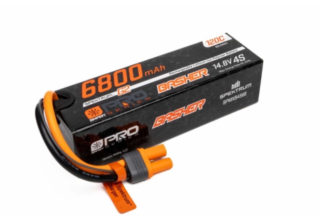 Spektrum 14.8V 6800mAh 4S 120C Smart G2 LiPo Battery IC5 SPMXB4S68