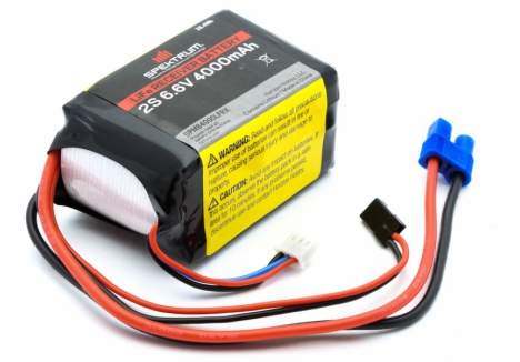 Spektrum 4000mAh 2S 6.6V Li-Fe Receiver Battery O-SPMB4000LFRX