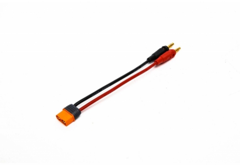 Spektrum IC3 Device Charge Lead 6 Inch 13 AWG 4mm Bullets SPMXCA304