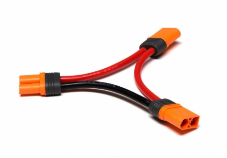 Spektrum IC5 Battery Series Harness 4 inch 10 AWG SPMXCA506